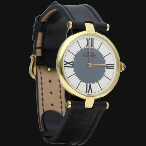 Montre Cartier Montre Must De Cartier Vermeil 58 Facettes MT42962
