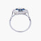 Bague 53 Bague style Art Déco Saphirs Diamants 58 Facettes