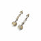 Boucles d'oreilles boucles d'oreilles en platine avec diamants 58 Facettes Q187B