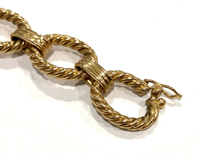 Bracelet BRACELET VINTAGE OR JAUNE 58 Facettes