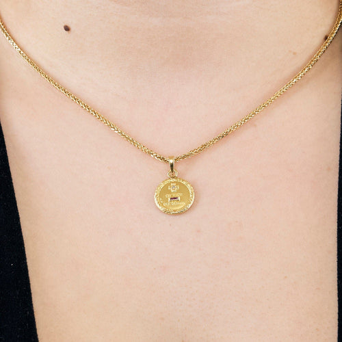 Collier AUGIS - Pendentif et chaine en or jaune 58 Facettes COL2877
