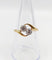 Bague 56 Bague toi et moi antique or 18k diamants et monture tourbillon (circa 1900) 58 Facettes A06310