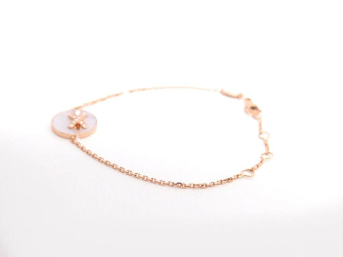 Bracelet bracelet CHAUMET jeux de liens harmony 084231 diamants or rose 18k 58 Facettes 266355