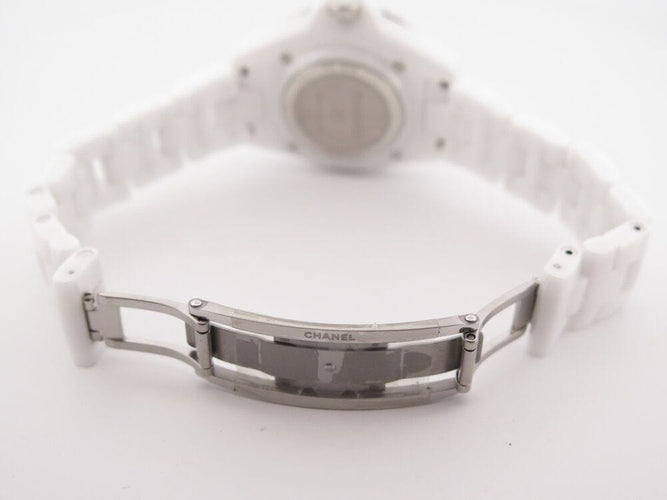 Montre montre CHANEL j12 h6418 33 mm ceramique diamant quartz ceramic 58 Facettes 266663