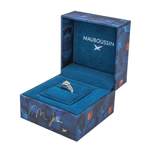 Bague 54.5 Mauboussin Bague Chance of love Or blanc Diamant 58 Facettes 4037463RV