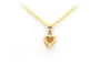 Pendentif Pendentif contemporain serti d’une citrine en or jaune 18 carats 58 Facettes B387