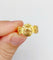 Bague 58.5 Bague chevalière antique or ornée d'un agneau épaulé de fleurs de lys 58 Facettes A05264