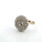 Bague 56 Anello - Anello en or blanc 18k et diamants 58 Facettes