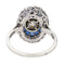 Bague 54 Bague Platine Diamant, Saphir 58 Facettes 3905062CN
