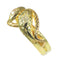 Bague 63 L'élégance de la nature : la bague serpent symbolique de 1900 58 Facettes 23107-0044