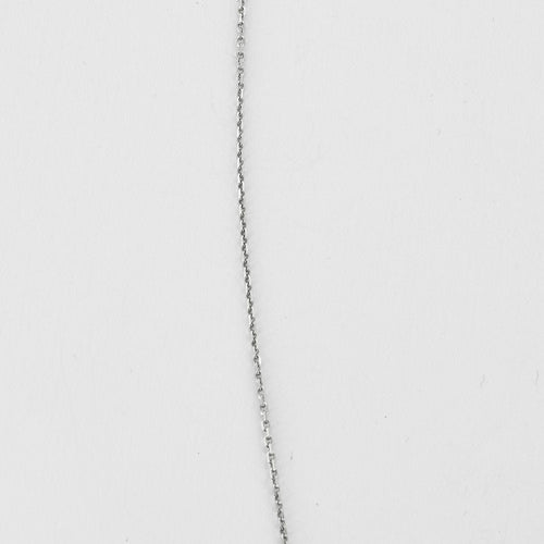 Collier Chaine or blanc et pendentif diamant 58 Facettes CHAL0433