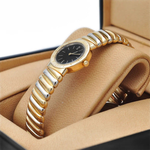 Montre Montre Bulgari BB 23 2T en or jaune et blanc 58 Facettes 16869