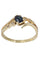 Bague 53 BAGUE MODERNE SAPHIR ET DIAMANTS 58 Facettes 087591
