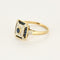 Bague 63,5 Bague en or deux tons, saphirs et diamants 58 Facettes B250577