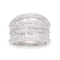 Bague 50 Bague en or gris avec 2,33 Cts de diamants 58 Facettes