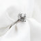 Bague Bague en or blanc en forme de losange sertie de diamants de 0,20 carat 58 Facettes 17362