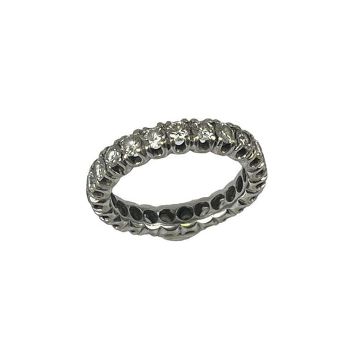 Bague Tour Complet Or Blanc avec 23 Diamants 58 Facettes 20400000760