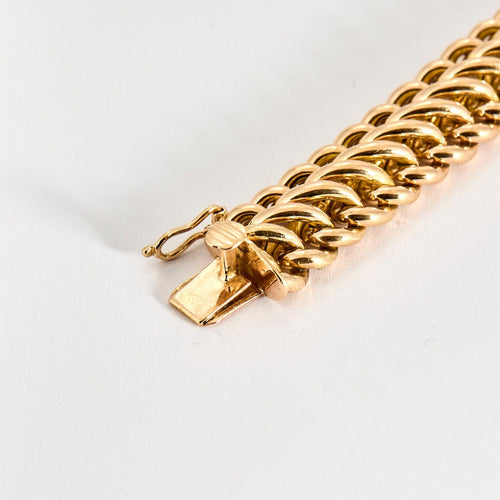 Bracelet Bracelet Gourmette Fantaisie or rose 58 Facettes LP1029