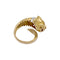Bague 55 Bague Zolotas, « Tête de Lion » deux ors, diamants et rubis. 58 Facettes 34910