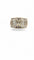 Bague 54 Bague en or jaune 18 carats diamants princesse et baguette 58 Facettes