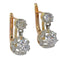 Boucles d'oreilles Deco Diamonds : L'élégance des années 1920 en or et platine