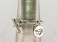 Bracelet vintage bracelet HERMES chaine d'ancre breloques marines t16 en argent 925 58 Facettes 267839