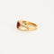 Bague 51 Bague La Protégée or jaune et rubis 58 Facettes LP780
