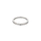 Bague 59 Alliance en platine et diamants 58 Facettes LP1147