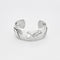 Bracelet Hermès - Bracelet manchette ouverte argent 58 Facettes
