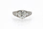 Bague 46 Bague ancienne en or blanc et diamants taille ancienne 58 Facettes 11618