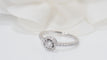 Bague 53 Bague solitaire Messika en or blanc et diamants 58 Facettes 32036