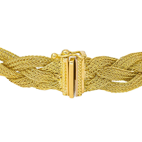 Bracelet Bracelet Tressé Or jaune 58 Facettes 4529045CN