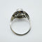 Bague Bague de haute joaillerie en platine avec saphir bleu et diamants 58 Facettes 50369