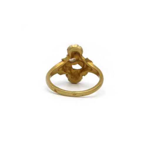 Bague 55 Bague Art Nouveau - Or et Perle 58 Facettes 250056SP