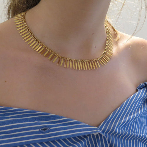 Collier Collier en or jaune 58 Facettes