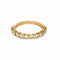 Bague 52,5 Demi-Alliance or jaune et diamants 58 Facettes MEA4355
