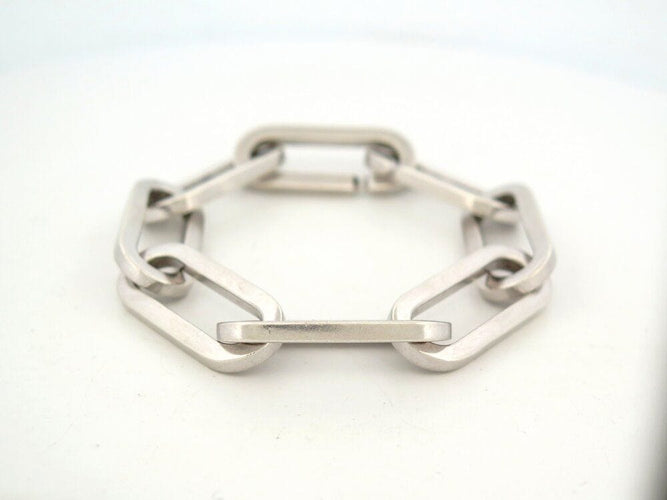 Collier bracelet DINH VAN chaine a maillons xl en argent massif 925 55gr  sterling 58 Facettes 266219