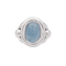 Bague 52 Bague Poiray, aigue-marine et or blanc 58 Facettes 34559