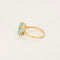 Bague 58 Bague en or jaune sertie d'une aigue-marine 58 Facettes LP1275/BET