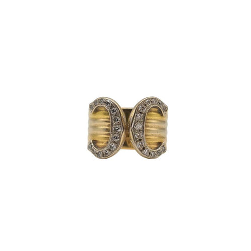 Bague 48.5 Cartier - Bague 3 ors 18 carats sertie de diamants 58 Facettes