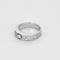 Bague 53,5 Bague jonc en or blanc et diamants 58 Facettes HAV0939X2