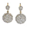 Boucles d'oreilles Boucles d'oreilles pendantes courtes en diamant Art Déco 58 Facettes 20212-0255