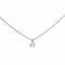 Collier Collier Solitaire Or blanc Diamant 58 Facettes 4387213CN