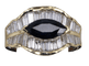 Bague Bague saphir Marquise et diamants baguette en or jaune 58 Facettes BA-1162
