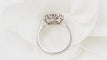 Bague 58 Bague Fleur en platine et diamants 58 Facettes 32584