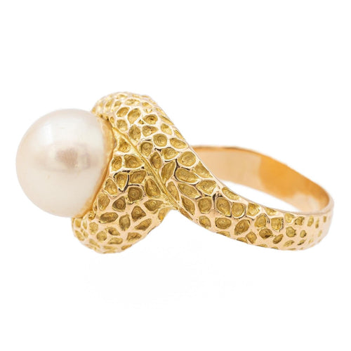Bague 48 Bague perle Or jaune Perle 58 Facettes 2432036CN