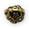 Bague chou émeraudes et rubis