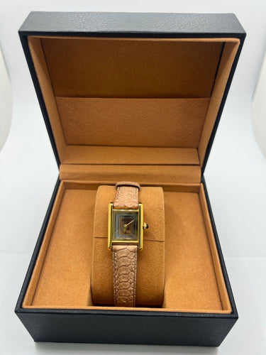 Montre Tank Must Vermeil Trinity 58 Facettes