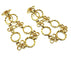 Boucles d'oreilles ALEXANDRE REZA. Importantes boucles d'oreilles or jaune 18K 58 Facettes