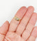 Bague 53.5 Bague Tank Art Déco or rose, petit diamant et monture géométrique (circa 1950) 58 Facettes A05167